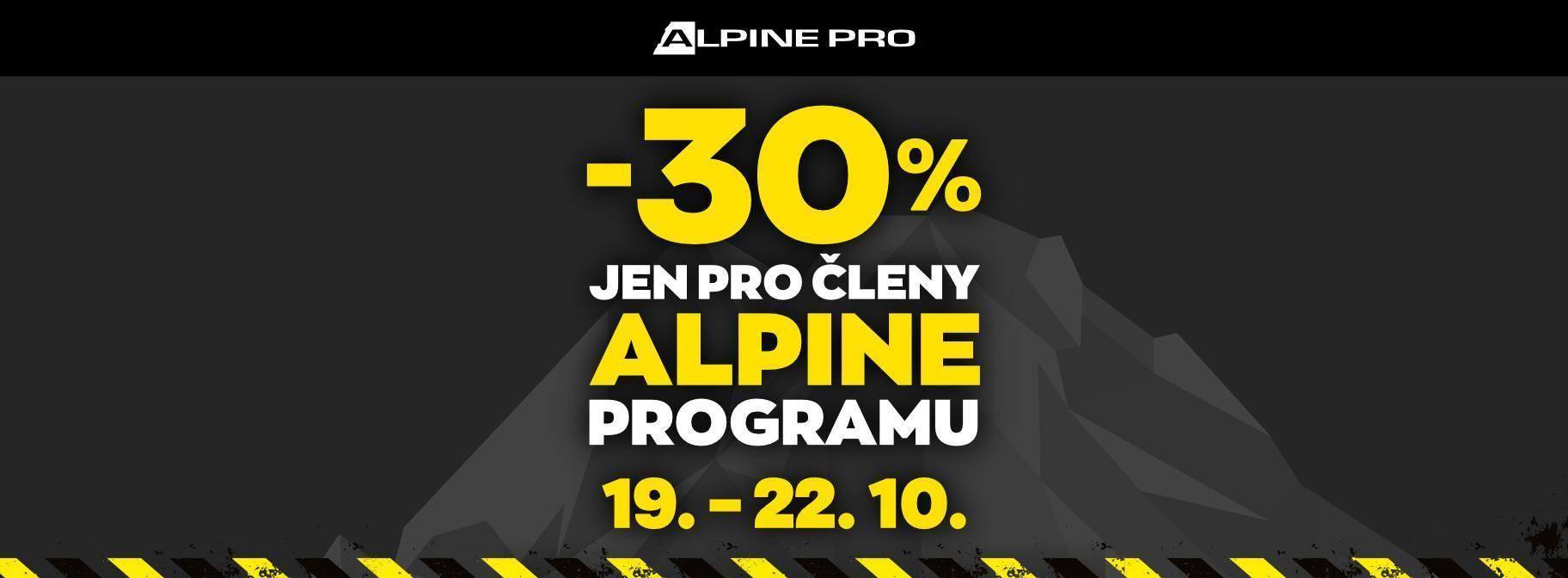 Sleva 30 % pro členy ALPINE PROgramu | Obchodní centrum Europark