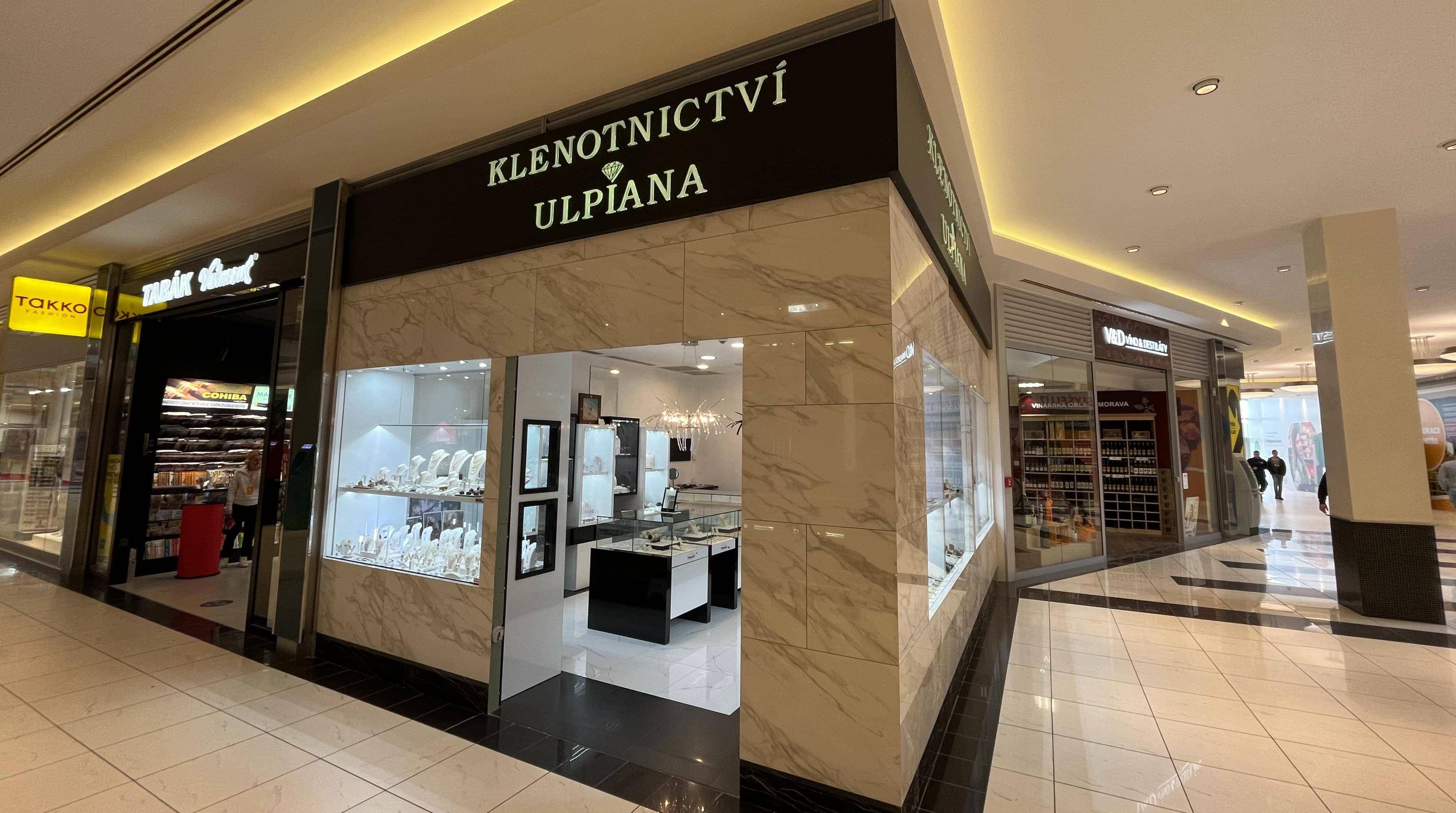 Klenotnictví Ulpiana | obchodní centrum Europark